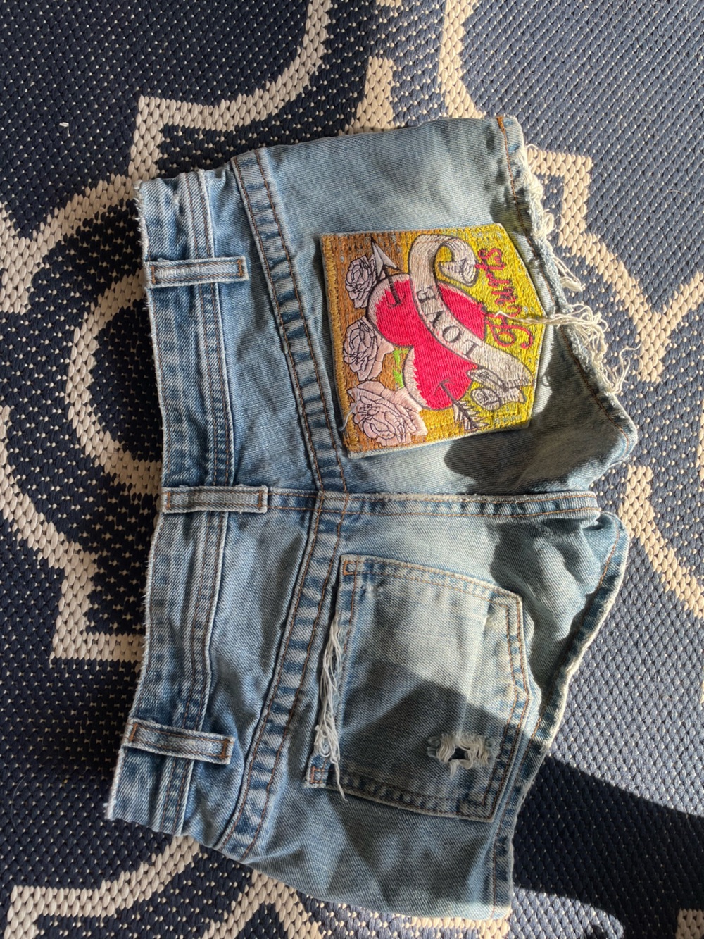 Denim Lilu Y2K shorts size 0